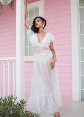 White Mirage with cover up