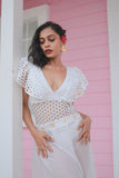 White Mirage with cover up